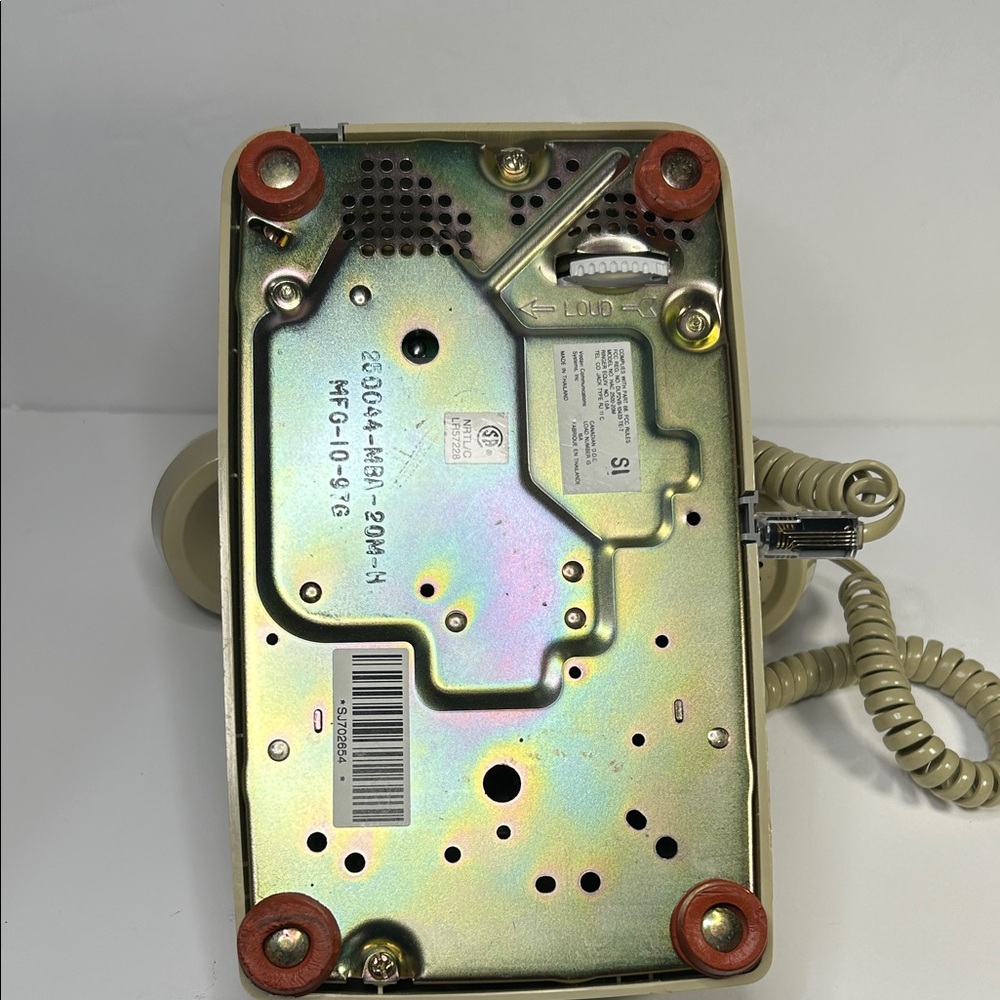 Vintage Beige Push Button Phone 1997 Starplus issue - Picture 3 of 7